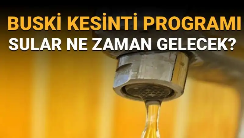 Bursa Nilüfer'de Su Kesintisi Ne Zaman Bitecek? BUSKİ'nin Planı Açıklandı