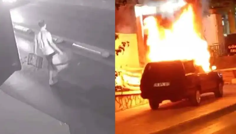Boşanma Krizi: Eşinin Araçlarını Yakan Adam Polise Teslim Oldu