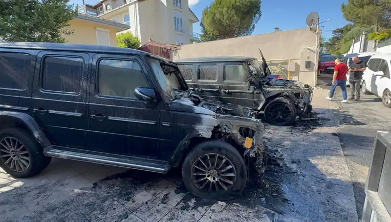 İş İnsanlarının 30 Milyon Liralık Ciplerine Benzin Döküp Ateş Yaktılar!