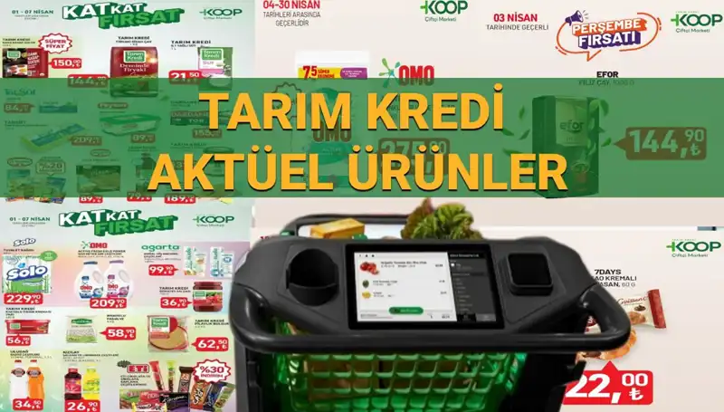 Tarım Kredi Marketleri'nden Nisan Ayına Özel İndirimli Ürünlerin Listesi