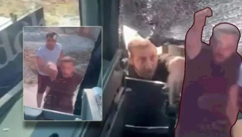 Tur Otobüsünde Dehşet Anları: Turistler Kaçış Yolunu Aradı!