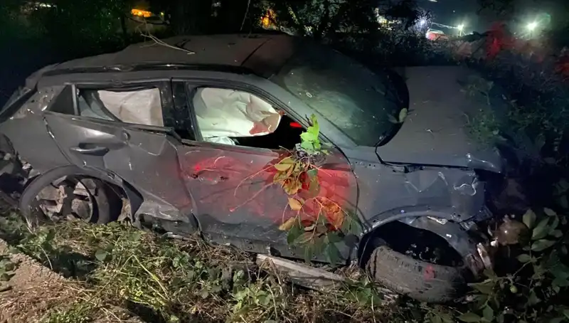 Alkollü Sürücünün Takla Attığı Kaza Şok Etti!