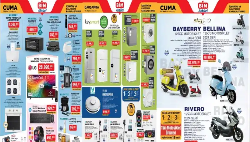 BİM’de Kaçırılmayacak Indirim Fırsatları: 4-7 Mart Aktüel Ürünler Kataloğu Yayınlandı!