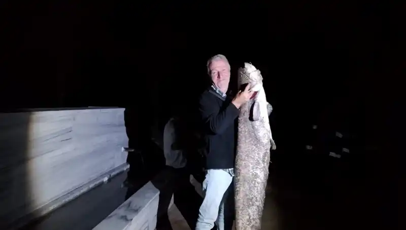 Barajda Oltasına Takılan Dev Balık: 40 Kilogramlık Sürpriz