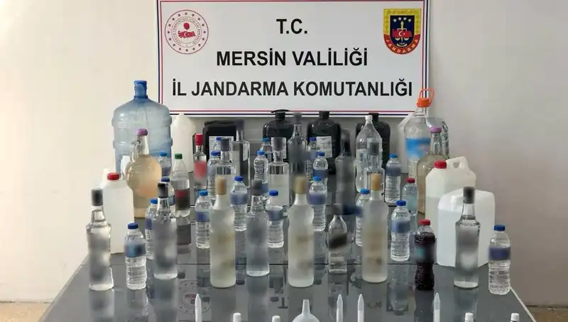 Sahte İçki Üreticileri Suçüstü: Yüzlerce Litreye El Konuldu