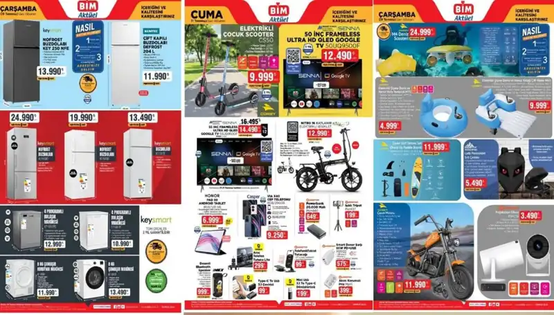 BİM 8-11 Temmuz Aktüel Kataloğu ile Uygun Fiyatlı Elektronik Ürünler Sizi Bekliyor