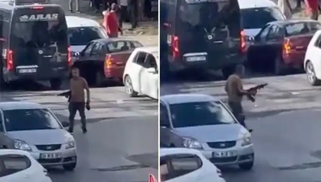 Başakşehir’de Pompalı Tüfekle Sokakları Korku Dolu Anlar Yaşandı